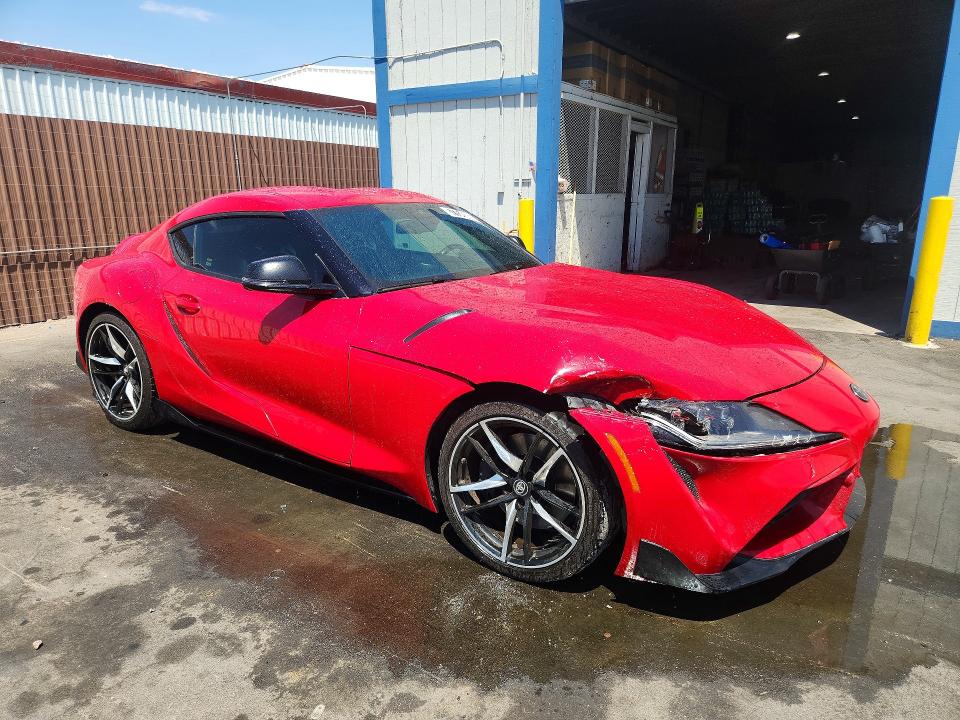 2021 Toyota Supra VIN WZ1DB0C08MW040953 COPART salvage auction — FRONT END, NV - CERTIFICATE OF TITLE, sold $31,750 on 2026-08-20 (photo 4)