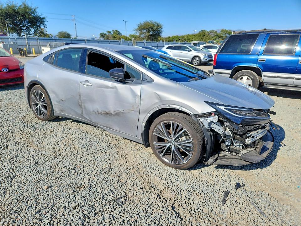 2023 Toyota Prius VIN JTDACAAU6P3008261 COPART salvage auction — FRONT END, Ca - Salvage Certificate, sold $8,100 on 2026-07-24 (photo 4)