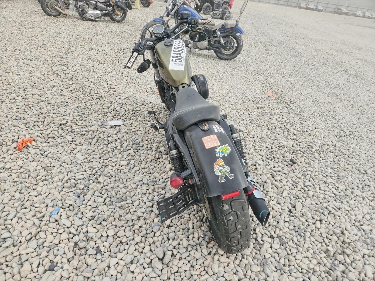 2016 Harley-Davidson XL1200 VIN 1HD1LC317GC415700 COPART salvage auction — Side, UT - SALVAGE CERTIFICATE, sold $2,900 on 2026-07-09 (photo 4)