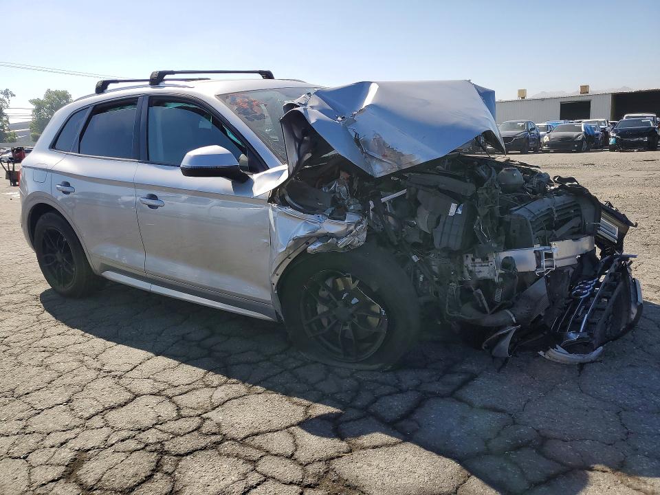 2018 Audi Q5 VIN WA1ANAFY0J2039437 COPART salvage auction — FRONT END, Ca - Salvage Certificate, sold $1,700 on 2026-07-23 (photo 4)
