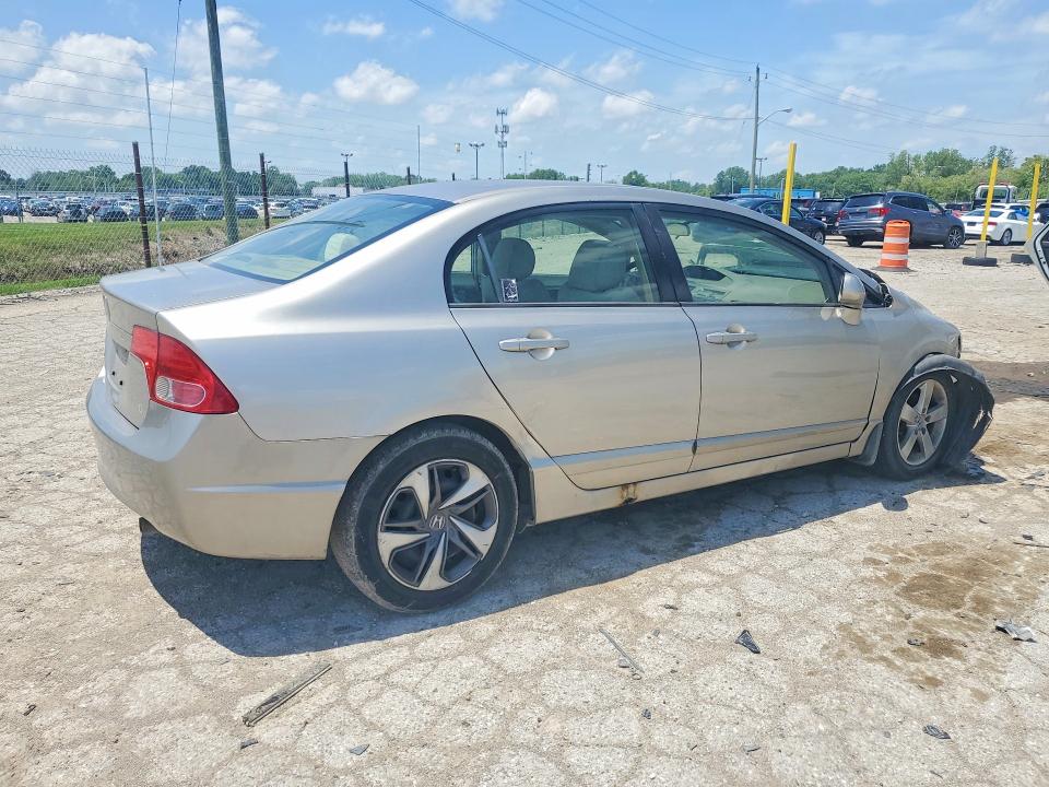 2006 Honda Civic VIN JHMFA16876S004875 COPART salvage auction — FRONT END, In - Cert Of Title-Salvage Title, sold $250 on 2026-07-17 (photo 3)