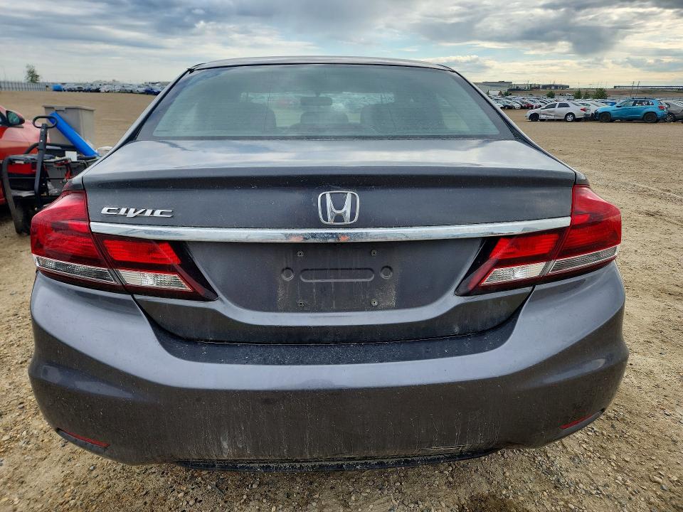 2015 Honda VIN 2HGFB2F57FH002871 COPART salvage auction — SIDE, AB - BOS - SALVAGE, sold $5,800 on 2026-07-02 (photo 6)