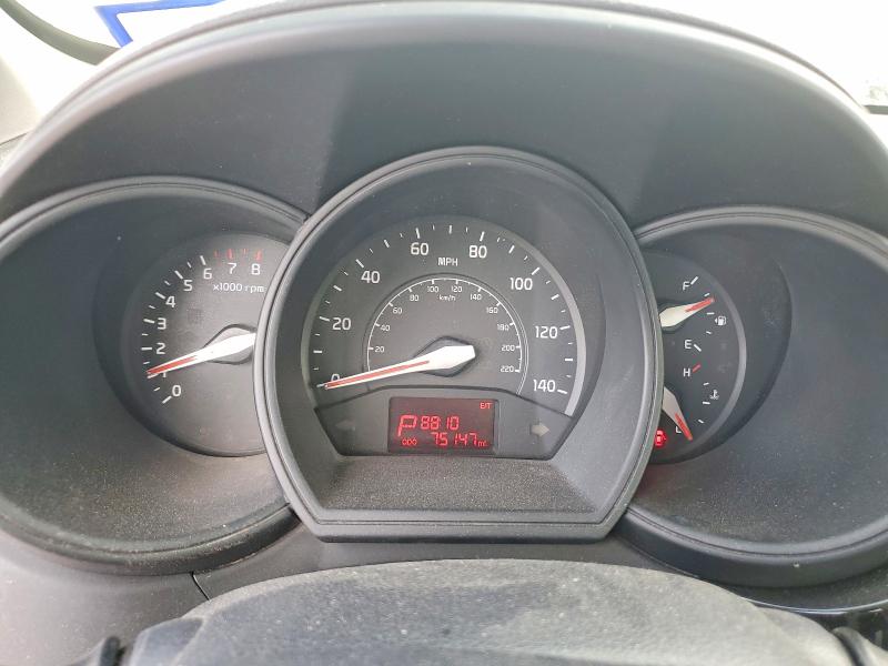 2017 Kia Rio VIN KNADM4A30H6049761 COPART salvage auction — FRONT END, TX - SALVAGE VEHICLE TITLE (P), sold $125 on 2026-07-31 (photo 9)