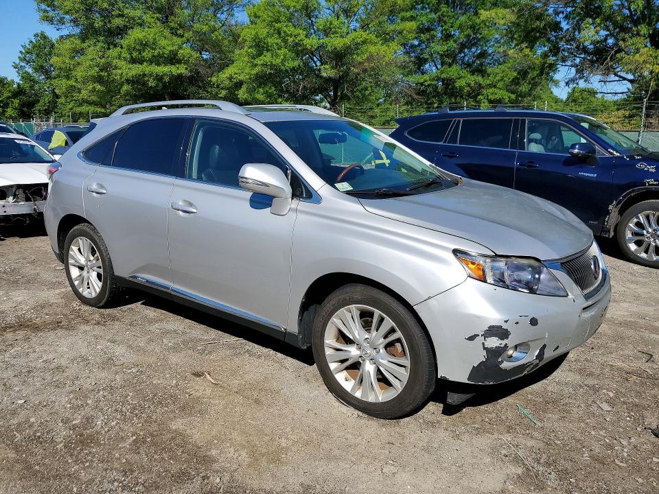 2010 Lexus Rx VIN JTJBC1BA3A2028101 COPART salvage auction — FRONT END, Ga - Certificate Of Title, sold $2,850 on 2026-07-09 (photo 4)