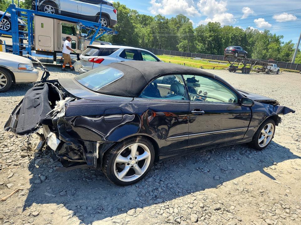 2005 Mercedes-benz Clk-klasse VIN WDBTK65J45F120804 COPART salvage auction — FRONT END, MD - CERT OF SALVAGE > 75% DAMAGE (P), sold $325 on 2026-07-02 (photo 3)