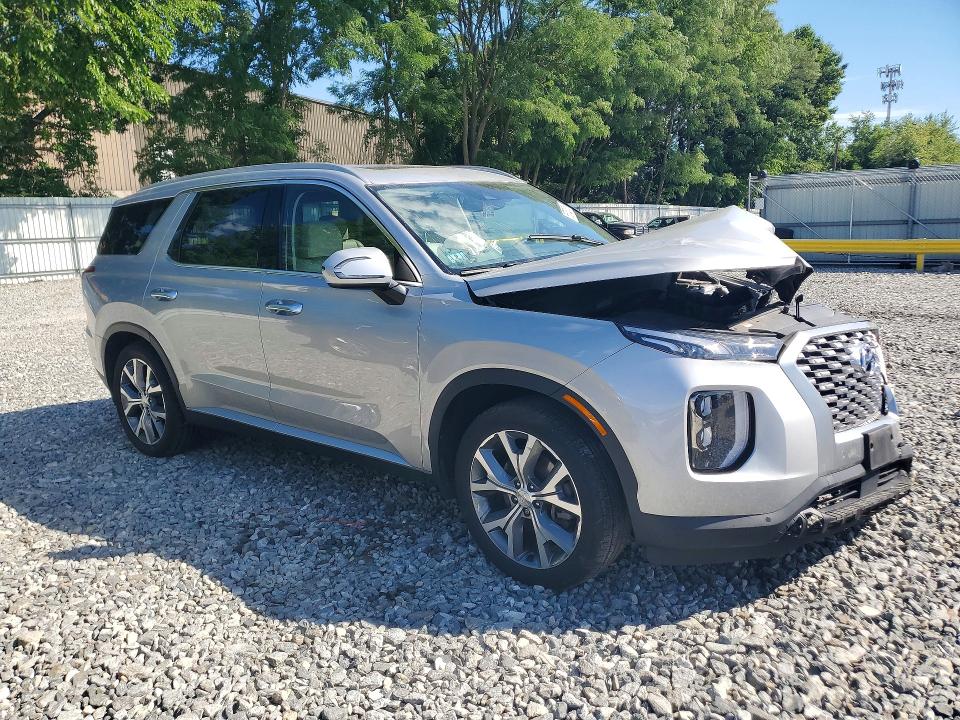 2022 Hyundai Palisade VIN KM8R4DHE9NU342030 COPART salvage auction — FRONT END, Ma - Cert Of Title-Salvage, sold $6,300 on 2026-07-16 (photo 4)