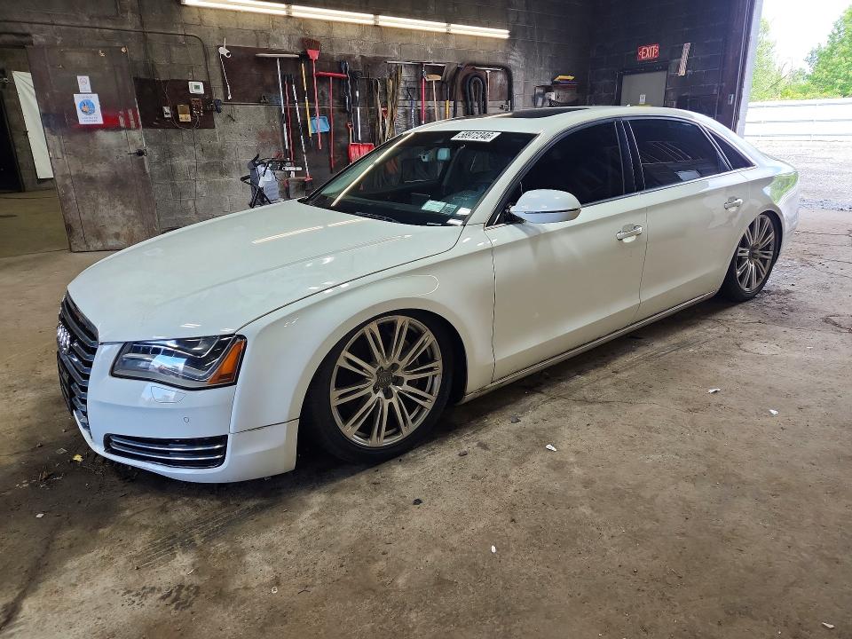 2013 Audi A8 VIN WAURGAFD2DN016452 COPART salvage auction — MECHANICAL, NY - CERTIFICATE OF TITLE, sold $375 on 2026-07-27 (photo 1)