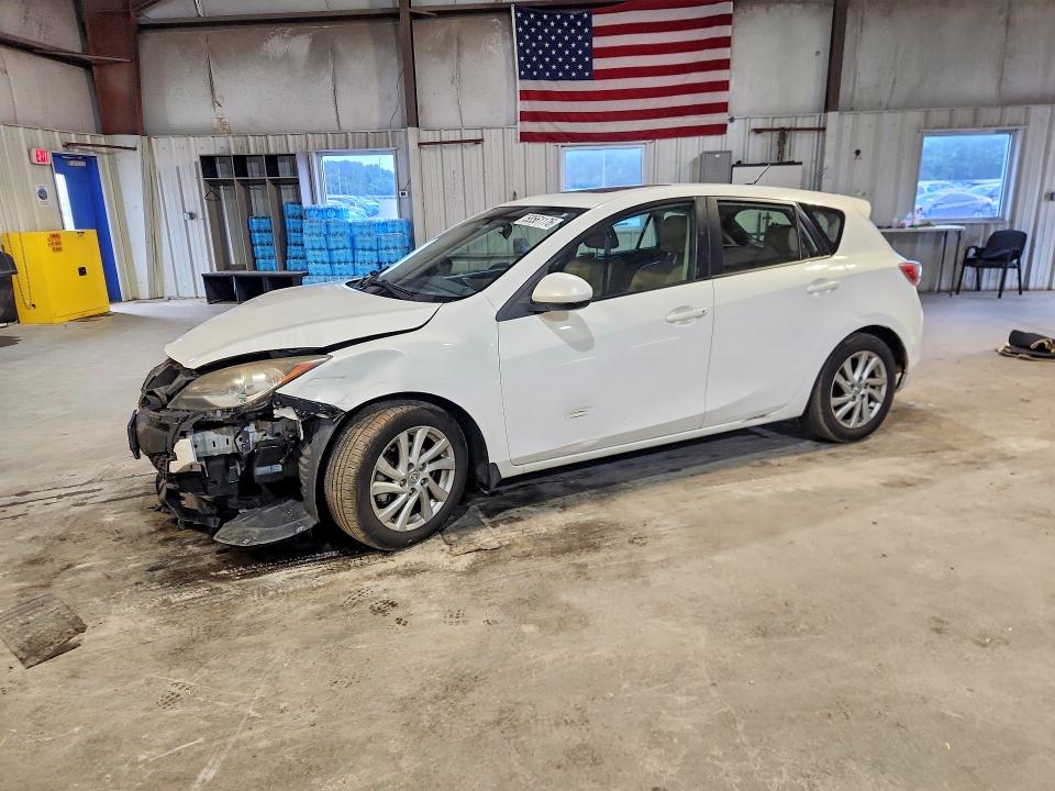 2012 Mazda 3 VIN JM1BL1M88C1695431 COPART salvage auction — FRONT END, Ma - Cert Of Title-Reconstrctd Coll, sold $375 on 2026-07-06 (photo 1)
