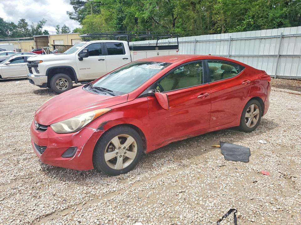 2013 Hyundai Elantra VIN KMHDH4AE8DU776544 COPART salvage auction — FRONT END, Nc - Dealer Only Clean Title, sold $250 on 2026-07-06 (photo 1)