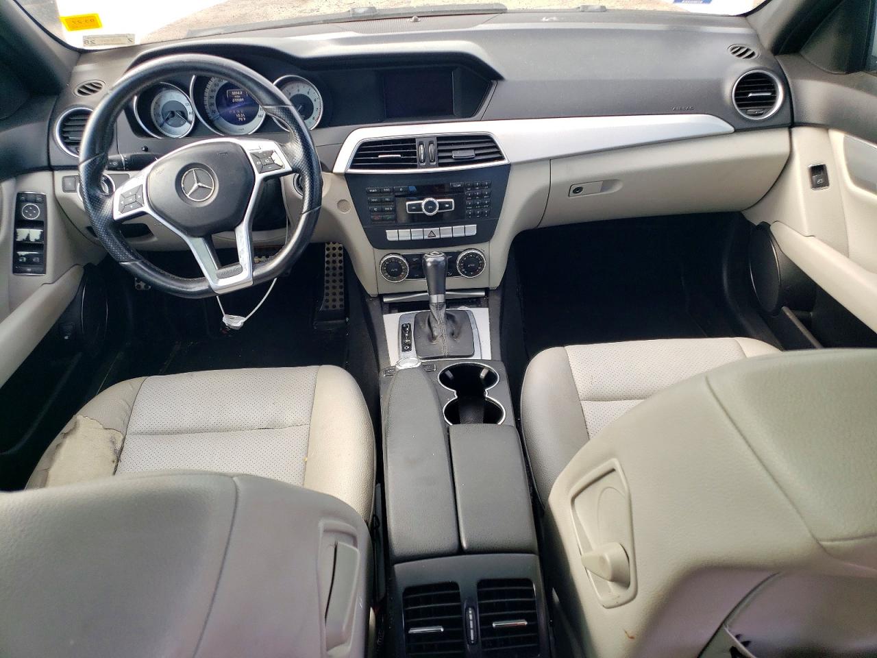2014 Mercedes-Benz C-Class VIN WDDGF4HBXER305170 COPART salvage auction — Front End, NY - CERTIFICATE OF TITLE, sold $475 on 2026-06-30 (photo 8)