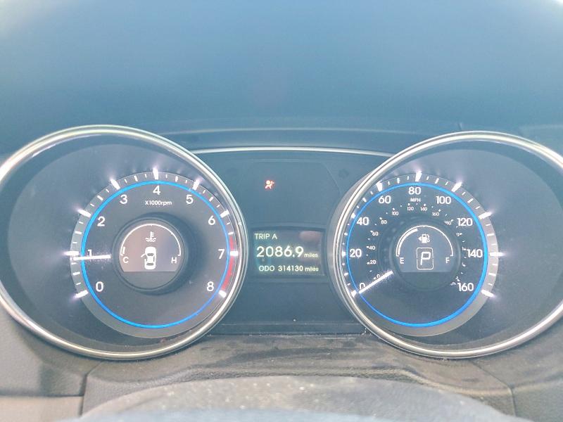 2013 Hyundai Sonata VIN 5NPEC4AC4DH809491 COPART salvage auction — FRONT END, Az - Cert Of Title - Salvage, sold $1,000 on 2026-07-09 (photo 9)