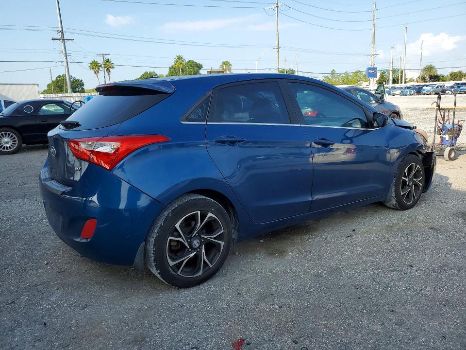 2016 Hyundai Elantra VIN KMHD35LH0GU304788 COPART salvage auction — FRONT END, FL - CERT OF TITLE SLVG REBUILDABLE, sold $850 on 2026-07-31 (photo 3)