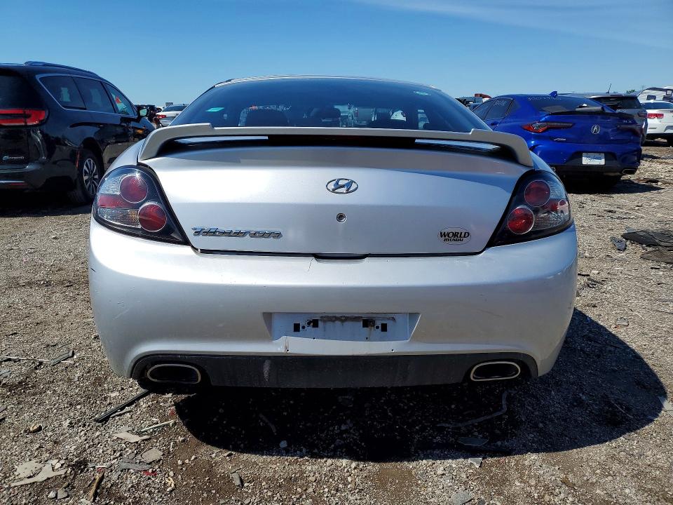 2007 Hyundai Tiburon VIN KMHHM66DX7U248100 COPART salvage auction — FRONT END, Il - Salvage Certificate, sold $325 on 2026-07-29 (photo 6)