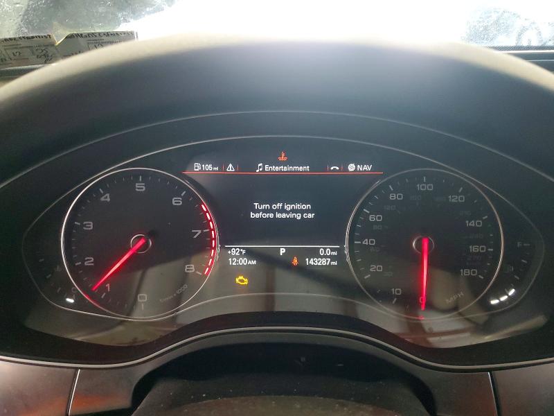 2015 Audi A6 VIN WAUHGAFC5FN017133 COPART salvage auction — SIDE, Wv - Certificate Of Title, sold $2,500 on 2026-07-15 (photo 9)