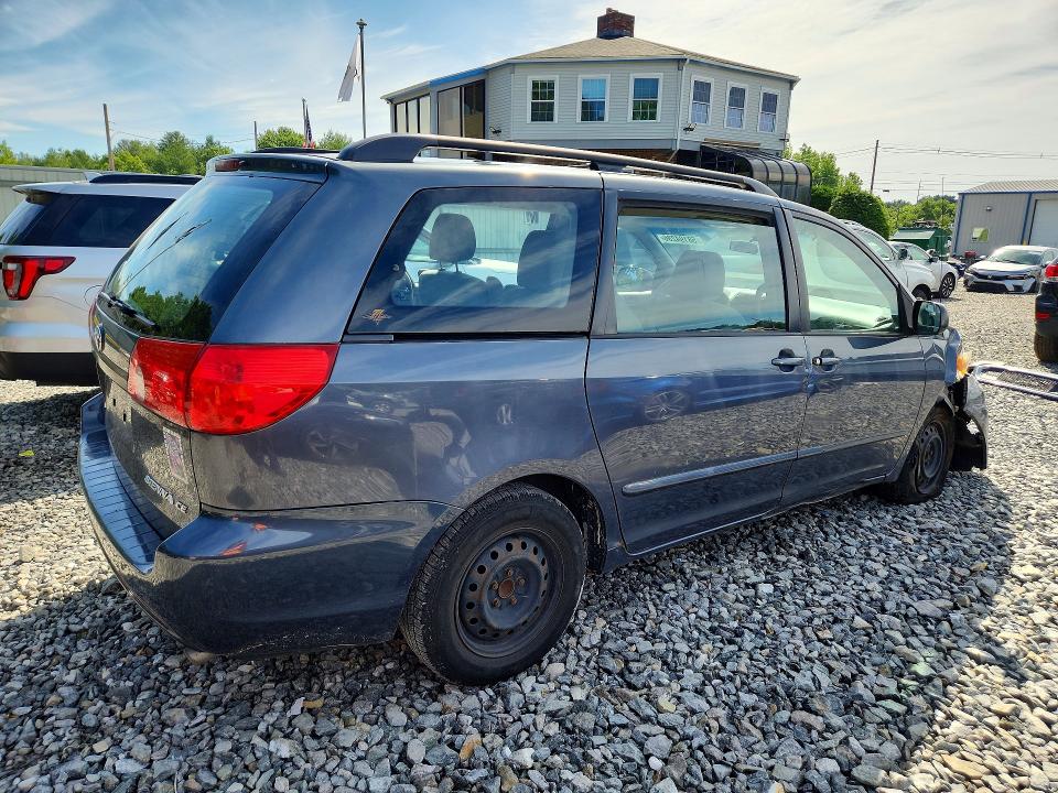 2010 Toyota Sienna VIN 5TDKK4CC4AS296848 COPART salvage auction — FRONT END, MA - CERT OF TITLE-RECONSTRCTD COLL, sold $625 on 2026-07-08 (photo 3)