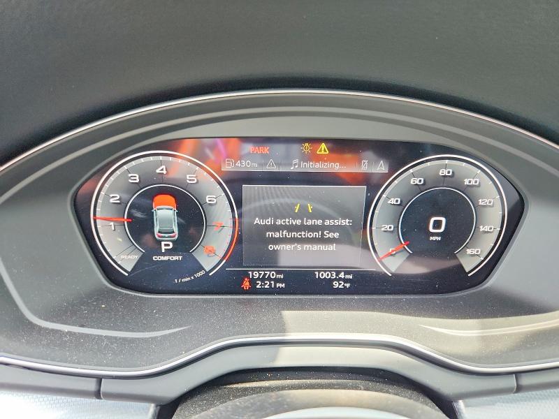 2024 Audi Q5 VIN WA1EAAFY3R2115113 COPART salvage auction — FRONT END, Ct - Cert Of Title-Salvage, sold $17,600 on 2026-07-31 (photo 9)