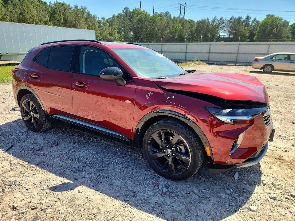 2023 Buick Envision VIN LRBFZPR41PD053029 COPART salvage auction — FRONT END, Va - Cert Of Title - Salvage, sold $9,300 on 2026-07-06 (photo 4)
