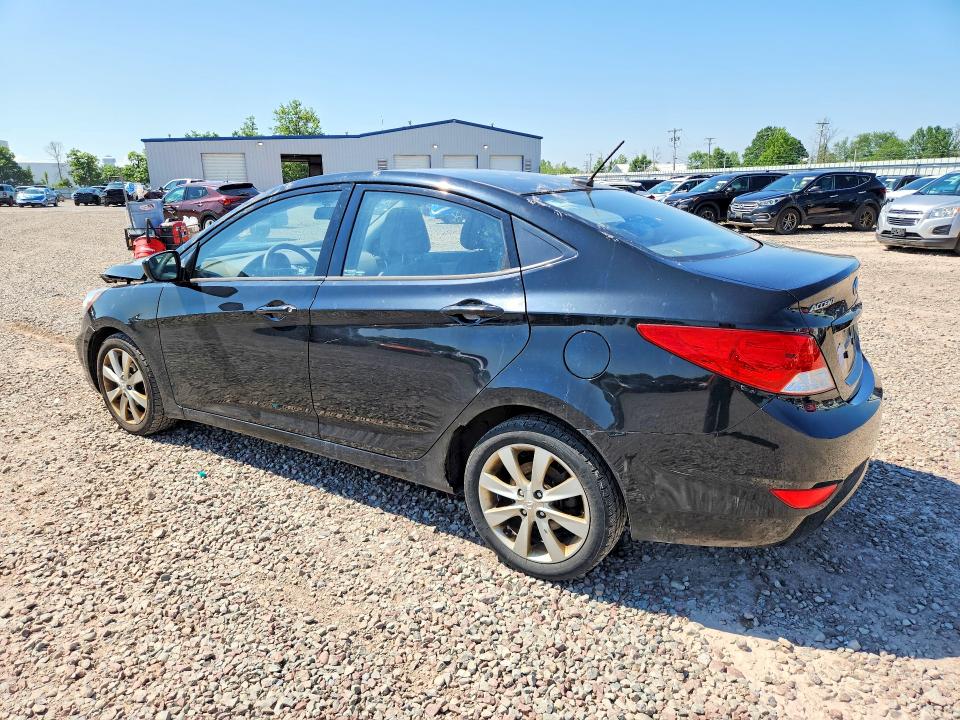 2013 Hyundai Accent VIN KMHCU4AE4DU576476 COPART salvage auction — FRONT END, NY - MV-907A SALVAGE CERTIFICATE, sold $650 on 2026-07-06 (photo 2)