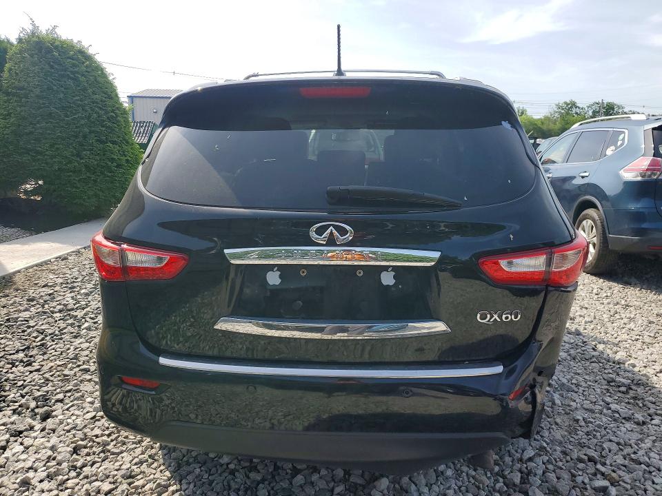2014 Infiniti VIN 5N1AL0MM5EC524741 COPART salvage auction — REAR END, Ma - Cert Of Title-Reconstrctd Coll, sold $625 on 2026-07-17 (photo 6)