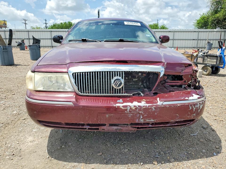 2005 Mercury Grand marquis VIN 2MEFM75W95X664082 COPART salvage auction — FRONT END, Tx - Salvage Vehicle Title, sold $1,050 on 2026-07-29 (photo 5)
