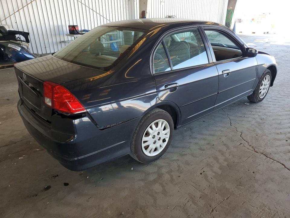2004 Honda Civic VIN 2HGES16674H540742 COPART salvage auction — FRONT END, Ca - Salvage Certificate, sold $775 on 2026-07-02 (photo 3)