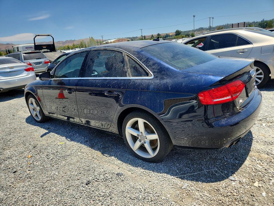 2011 Audi A4 VIN WAUFFAFL5BN018156 COPART salvage auction — MECHANICAL, Ca - Dis/Dlr/Exp Only Clean Title, sold $700 on 2026-07-22 (photo 2)