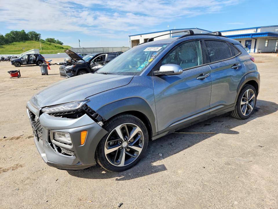 2021 Hyundai Kona VIN KM8K33A52MU615204 COPART salvage auction — FRONT END, Wi - Cert Of Title-Claim Paid, sold $4,100 on 2026-07-07 (photo 1)