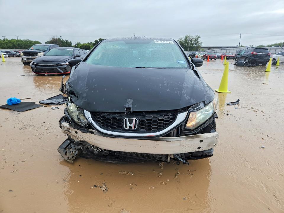 2015 Honda Civic VIN 19XFB2F78FE083200 COPART salvage auction — FRONT END, Tx - Salvage Vehicle Title, sold $1,050 on 2026-07-02 (photo 5)