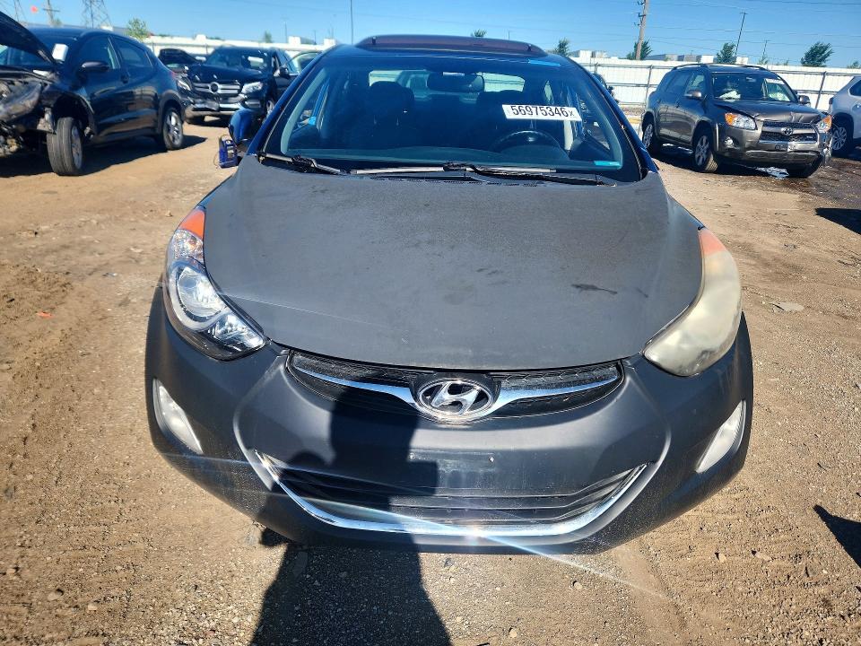 2013 Hyundai Elantra VIN KMHDH4AE4DU521082 COPART salvage auction — SIDE, Il - Salvage Certificate, sold $250 on 2026-07-16 (photo 5)