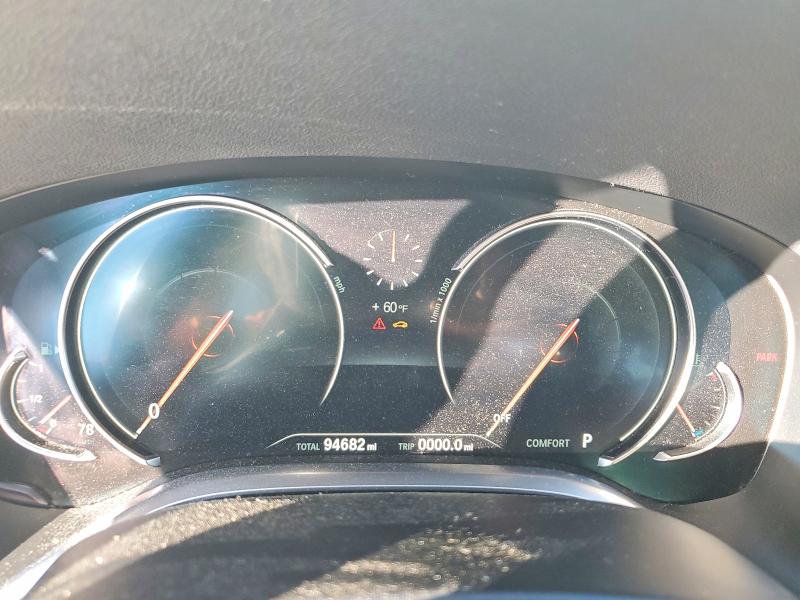 2016 BMW 7 series VIN WBA7E2C57GGD99896 COPART salvage auction — MINOR DENT/SCRATCHES, Nc - Certificate Of Title, sold $4,800 on 2026-07-03 (photo 9)