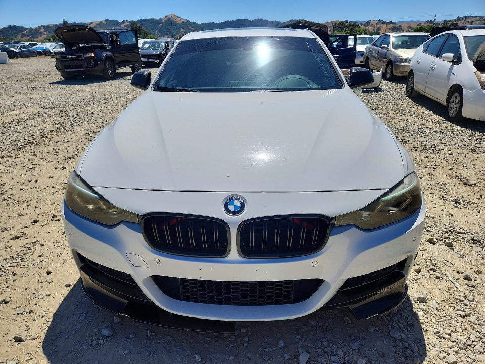 2017 BMW 3 series VIN WBA8B9G57HNU48721 COPART salvage auction — REAR END, CA - SALVAGE CERTIFICATE, sold $4,100 on 2026-07-14 (photo 5)