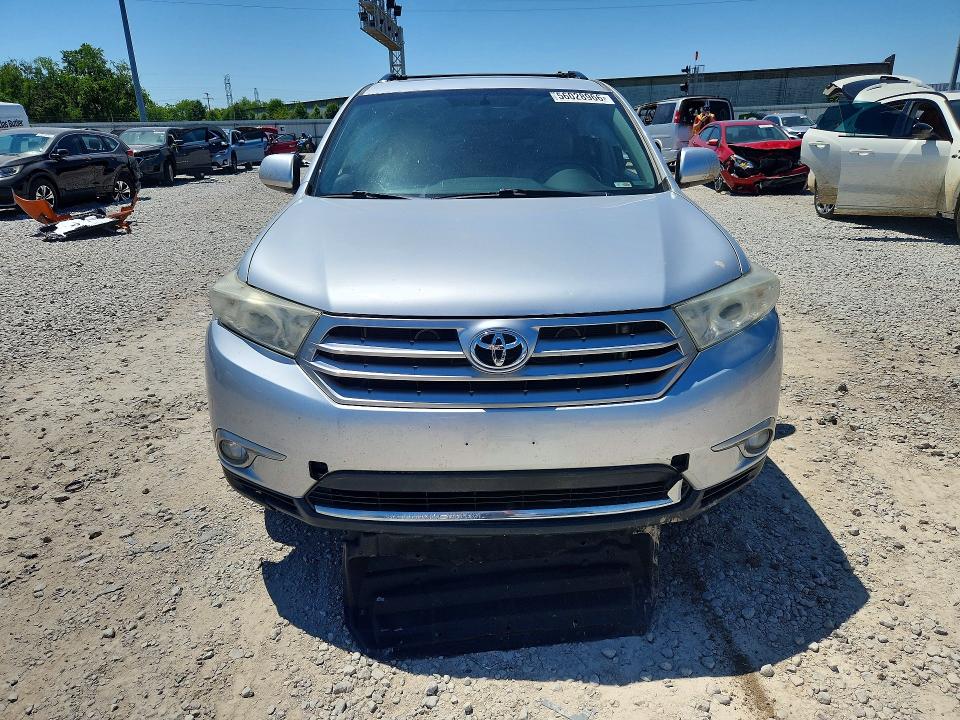 2012 Toyota Highlander VIN 5TDBK3EH8CS148014 COPART salvage auction — FRONT END, Oh - Cert Of Title-Salvage, sold $2,500 on 2026-07-17 (photo 5)
