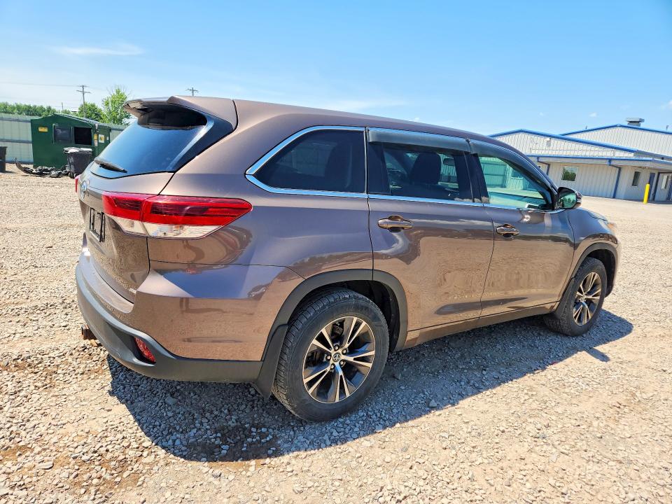 2018 Toyota Highlander VIN 5TDBZRFH4JS872177 COPART salvage auction — SIDE, NY - MV-907A SALVAGE CERTIFICATE, sold $7,000 on 2026-07-06 (photo 3)