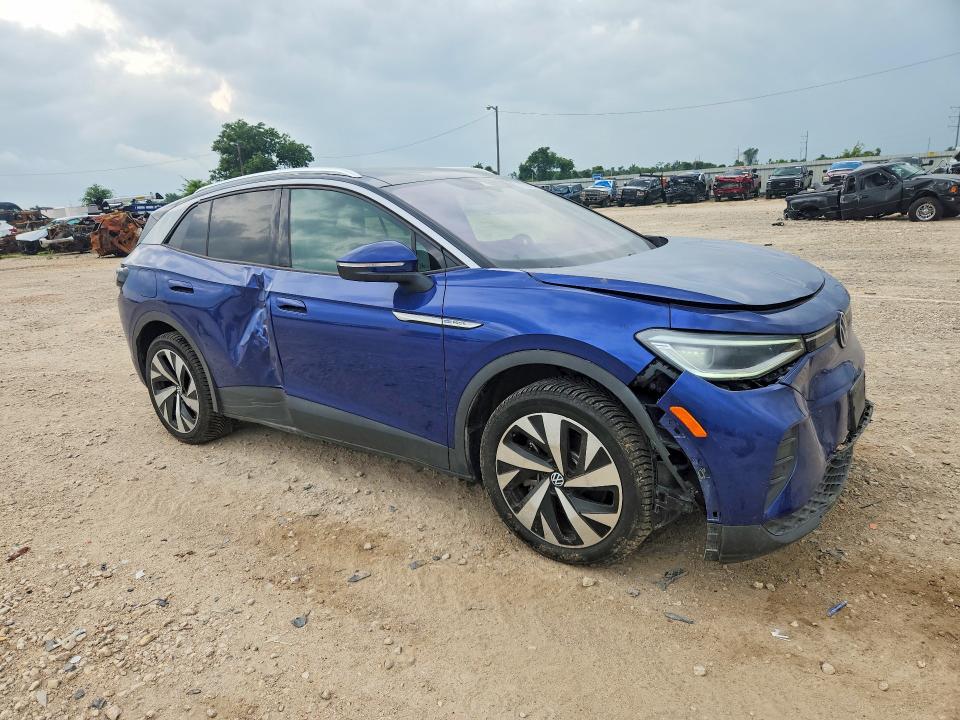 2022 Volkswagen Id.4 VIN WVGUNPE21NP070042 COPART salvage auction — WATER/FLOOD, Tx - Salvage Title-Flood Damage, sold $8,700 on 2026-08-05 (photo 4)
