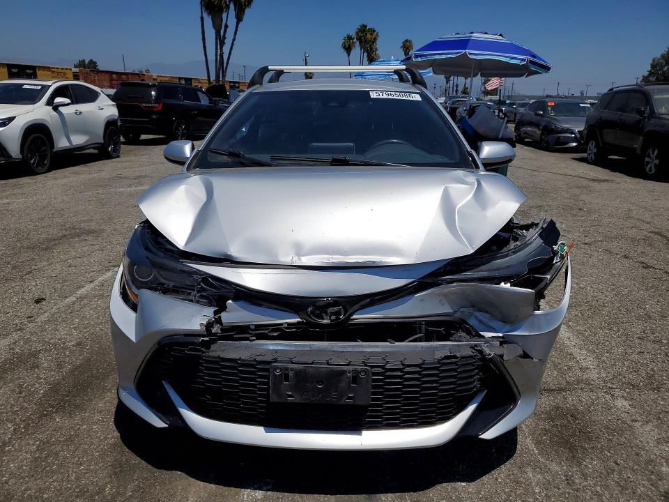 2022 Toyota Corolla VIN JTND4MBEXN3162693 COPART salvage auction — FRONT END, Ca - Salvage Certificate, sold $2,800 on 2026-07-10 (photo 5)