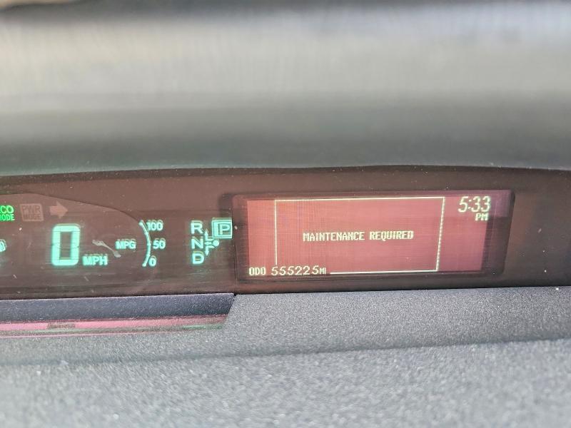 2013 Toyota Prius VIN JTDKN3DU9D5550394 COPART salvage auction — FRONT END, CA - SALVAGE CERTIFICATE, sold $400 on 2026-07-17 (photo 9)