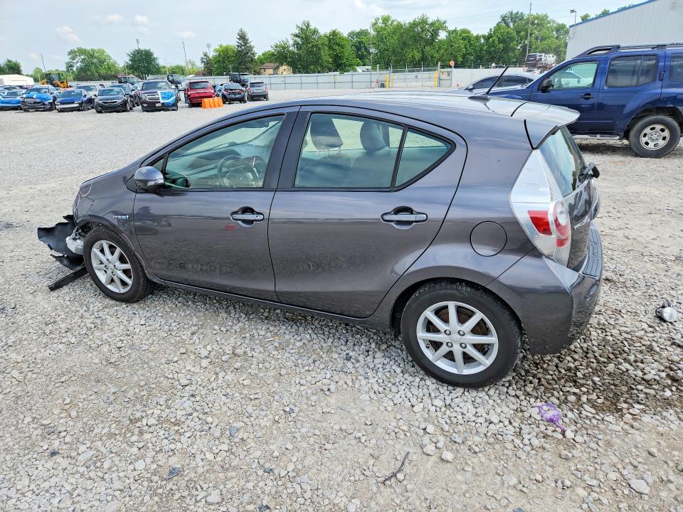 2013 Toyota Prius VIN JTDKDTB36D1551698 COPART salvage auction — FRONT END, OH - CERT OF TITLE-SALVAGE, sold $900 on 2026-07-31 (photo 2)