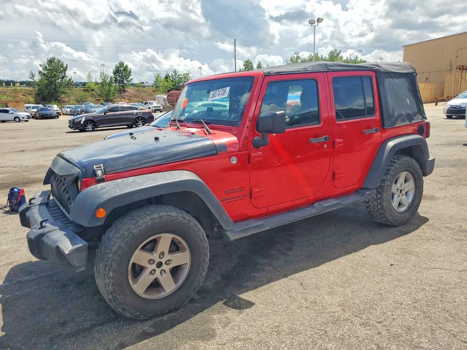2015 Jeep Wrangler / VIN 1C4BJWDGXFL620877 COPART salvage auction — FRONT END, Fl - Certificate Of Title (P), sold $5,200 on 2026-07-10 (photo 1)