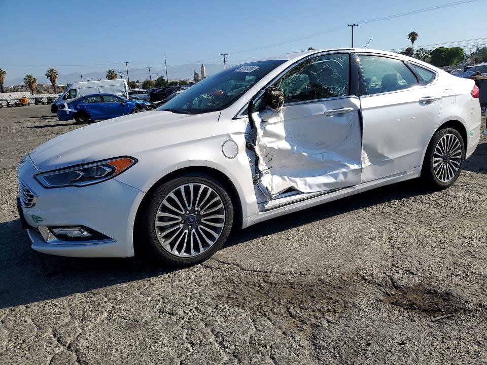 2017 Ford VIN 3FA6P0PU3HR157991 COPART salvage auction — SIDE, Ca - Salvage Certificate, sold $1,900 on 2026-07-02 (photo 1)