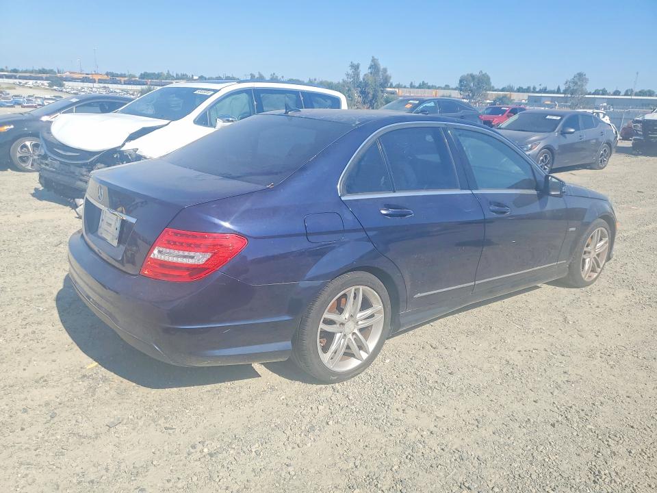 2012 Mercedes-benz VIN WDDGF4HB2CA615826 COPART salvage auction — MECHANICAL, Ca - Dis/Dlr/Exp Only Clean Title, sold $550 on 2026-07-02 (photo 3)