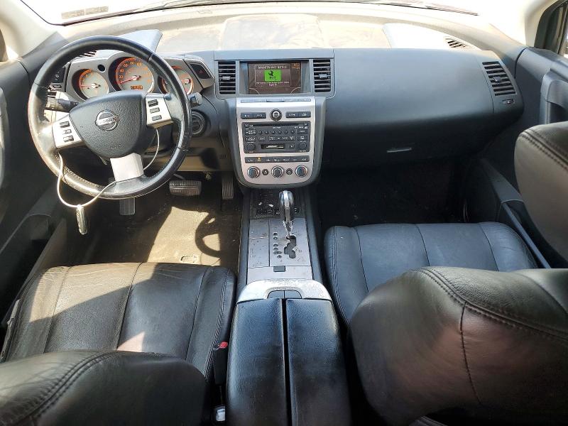 2006 Nissan Murano VIN JN8AZ08W86W540581 COPART salvage auction — MINOR DENT/SCRATCHES, Pa - Certificate Of Salvage, sold $325 on 2026-07-07 (photo 8)