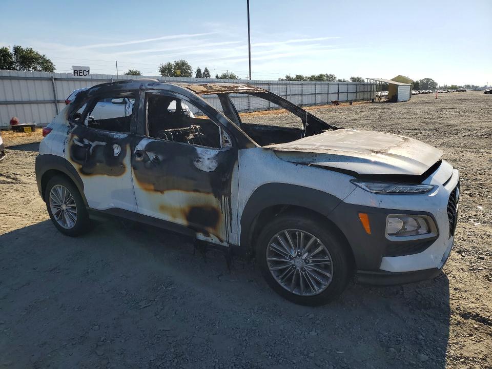2018 Hyundai Kona VIN KM8K62AA1JU081073 COPART salvage auction — BURN, Ca - Non-Repairable Vehicle Cert, sold $10 on 2026-07-28 (photo 4)