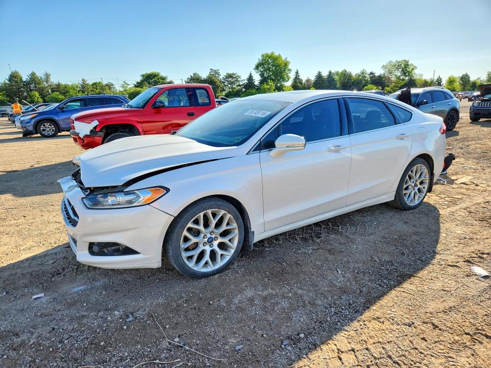 2014 Ford Fusion VIN 3FA6P0D90ER340955 COPART salvage auction — FRONT END, Il - Salvage Certificate, sold $725 on 2026-07-09 (photo 1)