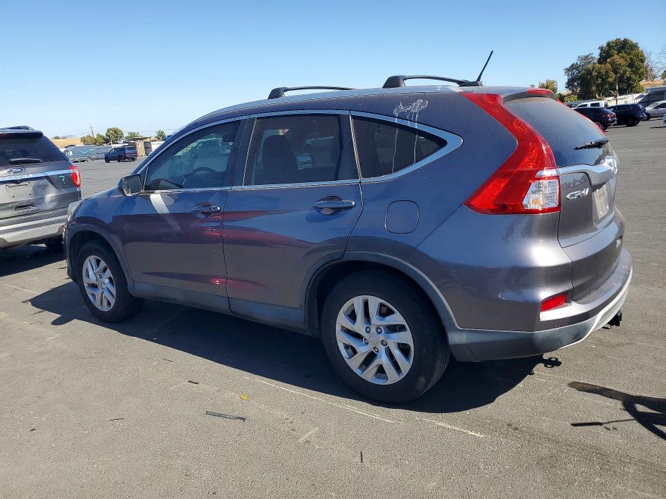 2015 Honda Cr-v VIN 2HKRM4H75FH650605 COPART salvage auction — SIDE, Ca - Salvage Certificate, sold $550 on 2026-07-29 (photo 2)