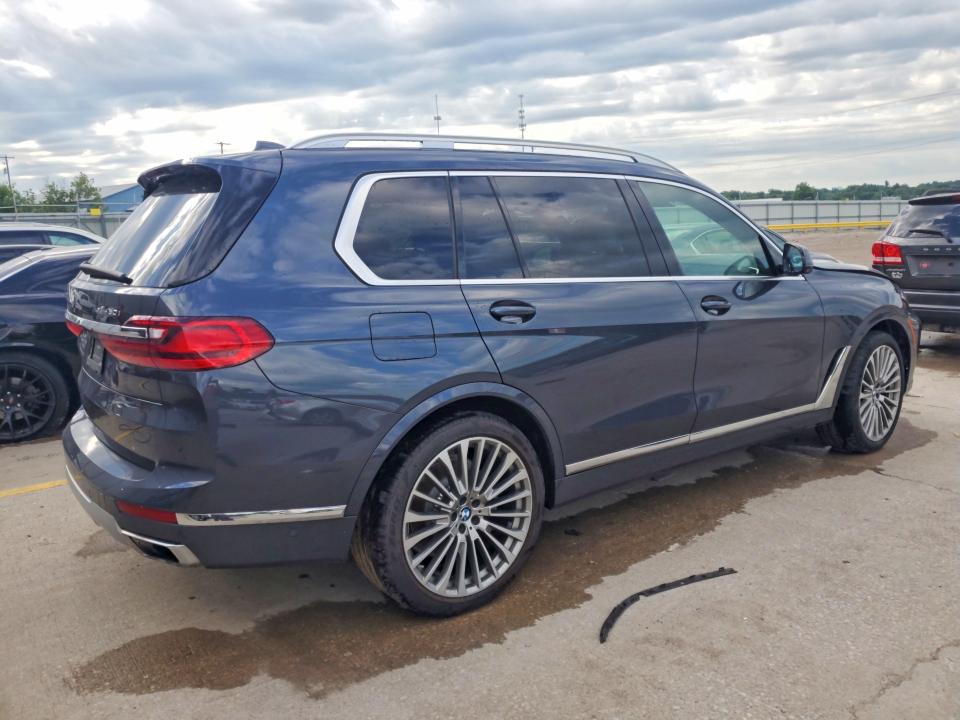 2019 BMW X7 VIN 5UXCX4C59KLB39814 COPART salvage auction — FRONT END, KY - CERT OF TITLE-SALVAGE, sold $15,600 on 2026-07-11 (photo 3)