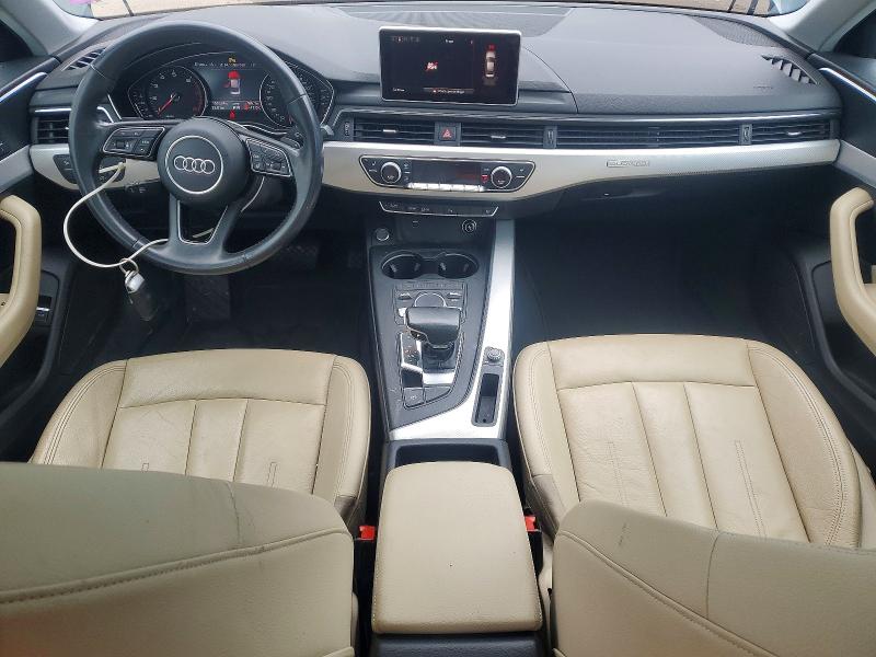 2018 Audi A4 VIN WAUBNAF47JN005031 COPART salvage auction — FRONT END, Ns - Cert Of Registration, sold $4,800 on 2026-07-16 (photo 8)
