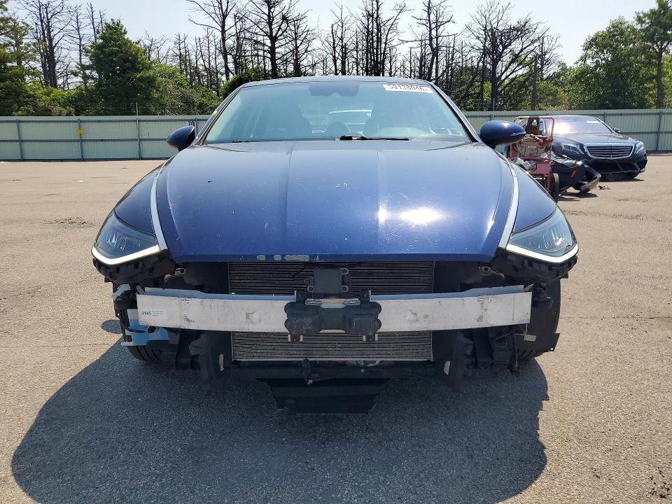 2022 Hyundai Sonata VIN 5NPEF4JA4NH135379 COPART salvage auction — REAR END, NY - MV-907A SALVAGE CERTIFICATE, sold $80 on 2026-07-27 (photo 5)