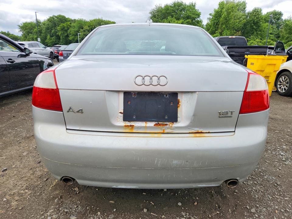 2005 Audi A4 VIN WAULC68E75A056751 COPART salvage auction — FRONT END, Vt - Certificate Of Title, sold $475 on 2026-07-02 (photo 6)