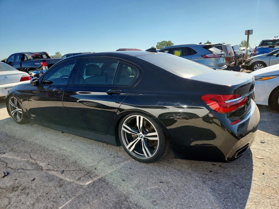 2018 BMW 7 series VIN WBA7F0C54JGM22962 COPART salvage auction — MINOR DENT/SCRATCHES, Wv - Certificate Of Title, sold $9,100 on 2026-07-27 (photo 2)