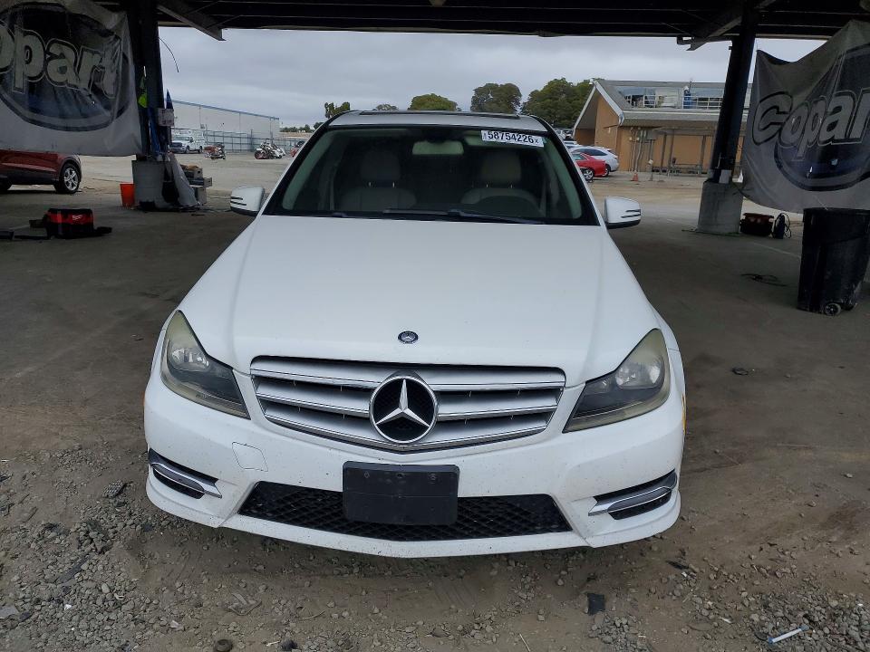2014 Mercedes-benz C-klasse VIN WDDGF4HB1EG244318 COPART salvage auction — SIDE, Ca - Salvage Certificate, sold $825 on 2026-07-30 (photo 5)